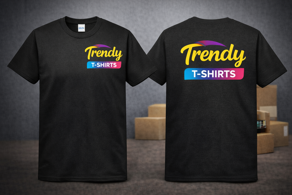 10x Custom Printed Work T-Shirts | Premium Quality | Business Uniform Bundle
