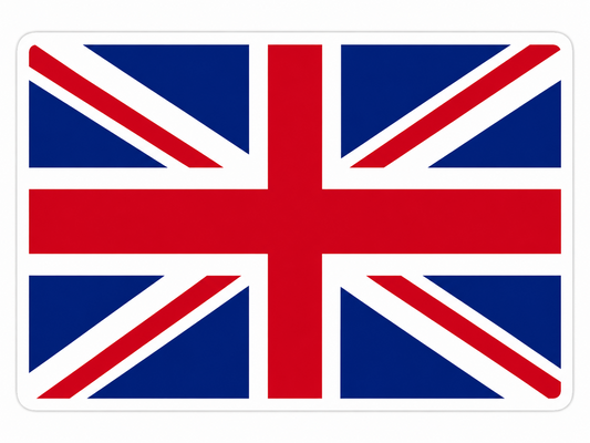 Union Jack Flag Vinyl Sticker Car Van Window Decal Custom Sizes Available