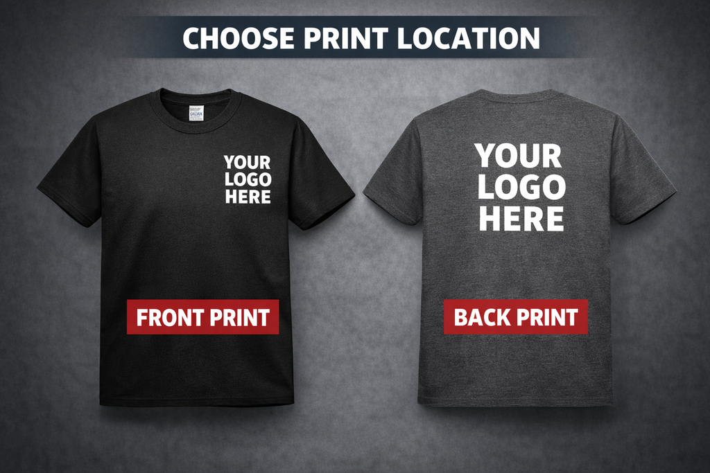 10x Custom Printed Work T-Shirts | Premium Quality | Business Uniform Bundle