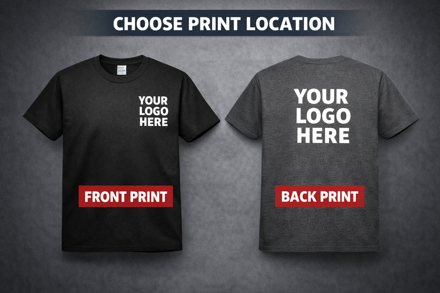 10x Custom Printed Work T-Shirts | Premium Quality | Business Uniform Bundle