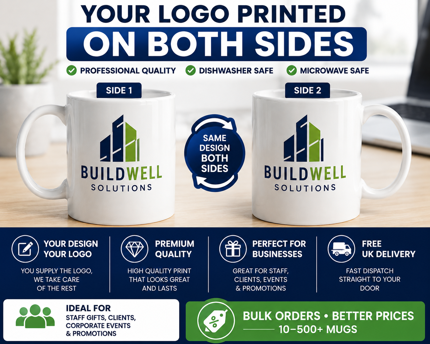 Custom Printed Mugs – Bulk Business Orders