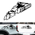 4x4 Off Road mountain vehicle sticker