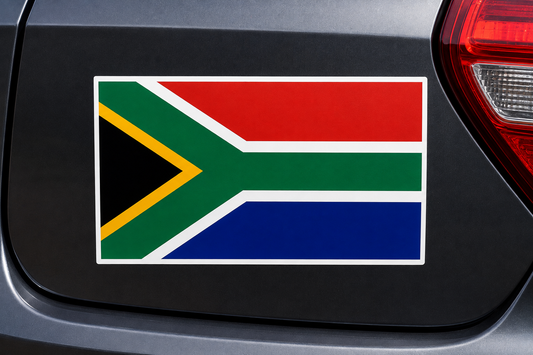 South Africa Car Sticker – South African British Flag Vehicle Decal
