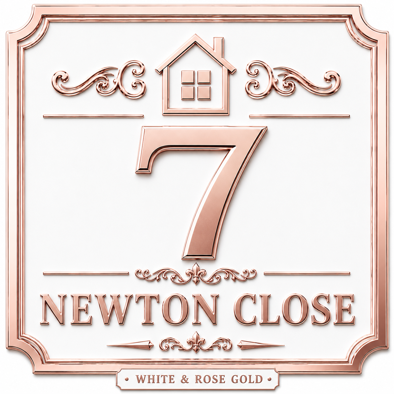 Premium Personalised House Number and Street  name Bin Stickers