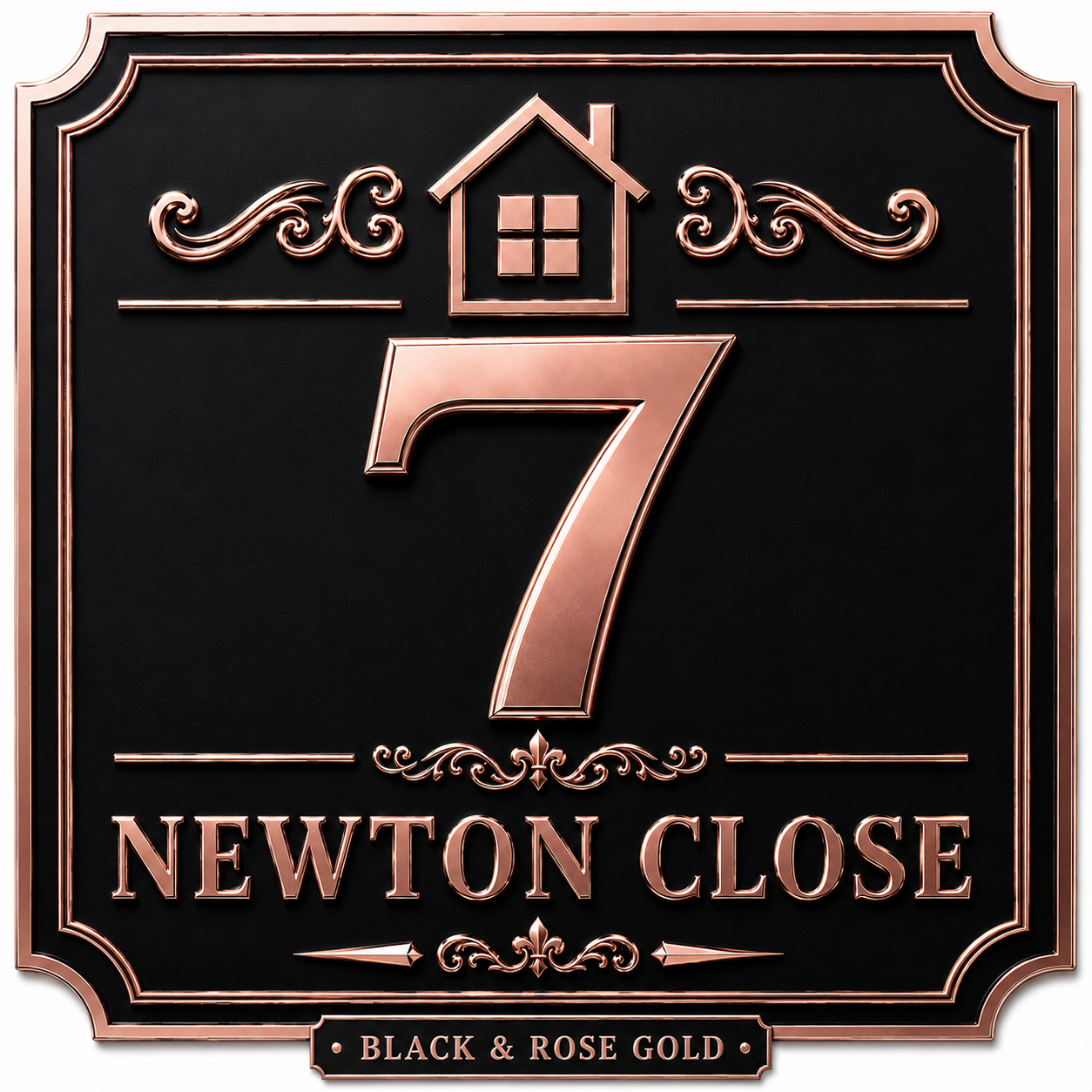 Premium Personalised House Number and Street  name Bin Stickers