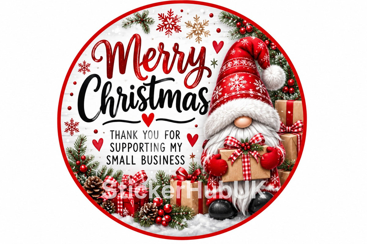 Thank You for Supporting My Small Business – Reindeer
