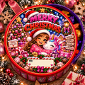 Kids & Teens Christmas chocolate tub sticker – Gaming Girl
