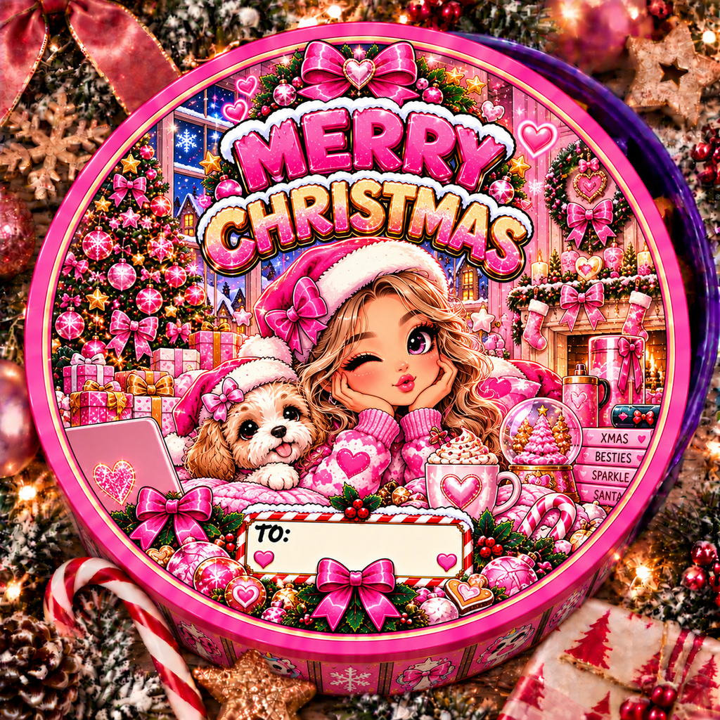 Kids & Teens Christmas chocolate tub sticker – Fortnite Gamer
